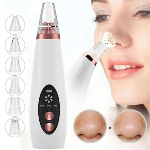ব্ল্যাকহেড রিমুভার মেশিন | Blackhead Remover Machine 6 In 1 Rechargeable
