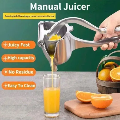 Hand Press Aluminum Metal Fruit Juicer