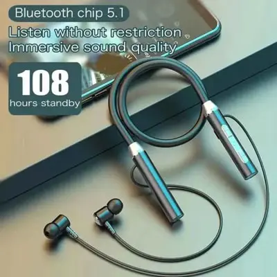 Wireless Bluetooth Neckband 5.0 Waterproof Magnetic Earbuds with Mic